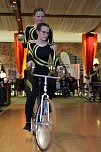 Showeinlage der Kunstradfahrerinnen SG 03 Holzthaleben/Menteroda (Foto: Eva Maria Wiegand)