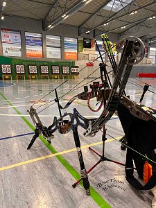 Das Bowteam aus Nordhausen bei der Landesmeisterschaft des Bogensportverbands Thüringen