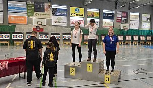 Das Bowteam aus Nordhausen bei der Landesmeisterschaft des Bogensportverbands Thüringen