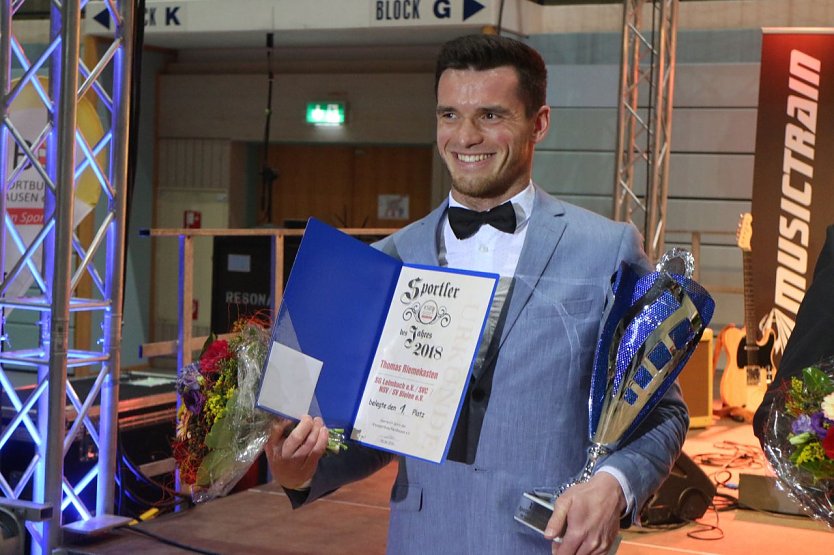 Thomas Riemekasten wurde Sportler des Jahres 2018 (Foto: Angelo Glashagel) Thomas Riemekasten wurde Sportler des Jahres 2018 (Foto: Angelo Glashagel)