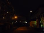 Lichter im Dunkel - Blick zum Theater (Foto: privat)