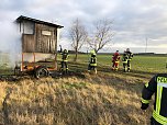 Brandstiftung (Foto: FFW Greu&szlig;en)