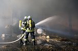 Großbrand in Lagerhalle (Foto: Feuerwehr Heiligenstadt)
