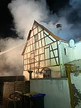 Wohnhausbrand in Seega (Foto: Feuerwehr Kyffhäuserland)