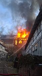 Brand in der Nordhäuser Altstadt (Foto: privat) Brand in der Nordhäuser Altstadt (Foto: privat)