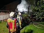 Brandausbreitung rechtzeitig verhindert (Foto: Feuerwehr Heiligenstadt)