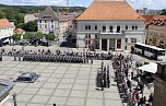 Feierliche Vereidigung von 71 Bundeswehrsoldaten und Soldatinnen auf dem Sondershäuser Marktplatz (Foto: Eva Maria Wiegand)