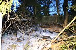 Brand einer Gartenlaube vergangene Nacht (Foto: SS.Dietzel)