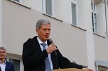 Es "Schillert" in Bleicherode - der Umbau des Gymnasiums wurde heute offiziell beendet (Foto: agl)