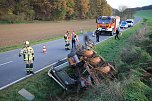 Traktorunfall bei Steigerthal gestern Nachmittag (Foto: S.Dietzel)