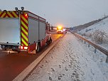 Zwei Gl&auml;tteunf&auml;lle im Kyffh&auml;userkreis (Foto: Feuerwehr Heldrungen/Silvio Dietzel)
