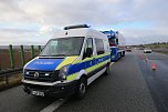 Mehrere Schutzengel an Bord gehabt - Unfall auf der A38 (Foto: S. Dietzel)
