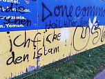 Schmierereien auf dem Petersberg (Foto: S. Dietzel) Schmierereien auf dem Petersberg (Foto: S. Dietzel)