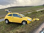 Unfall bei Heringen (Foto: Feuerwehr Heringen / Silvio Dietzel)