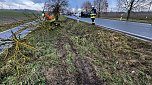 Unfall bei Heringen (Foto: Feuerwehr Heringen / Silvio Dietzel)