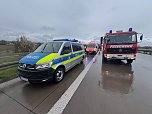 Unfall auf der A38 (Foto: S. Dietzel)