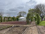 Der Botanische Garten steht kurz vor seiner Wieder-Er&ouml;ffnung. N&auml;chste Woche werden die Beete und H&auml;user gef&uuml;llt.  (Foto: oas)