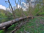 Sturmsch&auml;den,viel Wasser und sehr gute Fernsicht am ehemaligen Wald bei Urbach (Foto: Peter Blei)