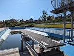 Im Bergbad Sonnenblick in Sondershausen sind die Vorbereitungen auf die kommende Badesaison in vollem Gange (Foto: Janine Skara)