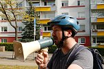 "Kidical Mass" Fahrraddemo am Sonntag in Nordhausen (Foto: agl) "Kidical Mass" Fahrraddemo am Sonntag in Nordhausen (Foto: agl)