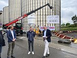 Erster Spatenstich f&uuml;r Siloerweiterungsbau in Bad Langensalza (Foto: oas)