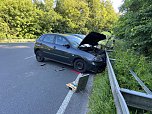 Unfall mit hohem Sachschaden Ebeleben in Richtung Sondershausen (Foto: S. Dietzel)