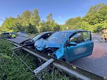 Unfall mit hohem Sachschaden Ebeleben in Richtung Sondershausen (Foto: S. Dietzel)
