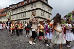 Gro&szlig;er festlicher Umzug zum 211. Brunnenfest in Bad Langensalza (Foto: Eva Maria Wiegand)