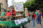 Farbenfroher Festumzug zum 211. Brunnenfest in Bad Langensalza (Foto: Eva Maria Wiegand)