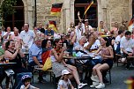 Public Viewing auf dem Neumarkt in Bad Langensalza zum Achtelfinalspiel der EM 2024 - Deutschland gegen D&auml;nemark (Foto: Eva Maria Wiegand)