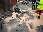 Unfall in Breitenbach (Foto: Feuerwehr Breitenbach/Eichsfeld , Silvio Dietzel) Unfall in Breitenbach (Foto: Feuerwehr Breitenbach/Eichsfeld , Silvio Dietzel)