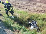 Bikerin bei Sturz schwer verletzt (Foto: S. Dietzel)