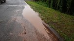 Nächtlicher Starkregen hinterlässt Spuren in Salza (Foto: nnz) Nächtlicher Starkregen hinterlässt Spuren in Salza (Foto: nnz)