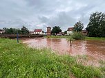 Hochwasser in Sundhausen (Foto: S. Dietzel)