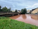 Hochwasser in Sundhausen (Foto: S. Dietzel)