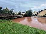 Eindrücke vom Hochwasser im Landkreis (Foto: S. Dietzel) Eindrücke vom Hochwasser im Landkreis (Foto: S. Dietzel)