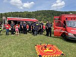 Feuerwehr-Drohnen-Einsatz im Kyffh&auml;userland bei einer &Uuml;bung (Foto: Alexander Becht)