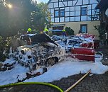 Ausgebranntes Auto in Gorsleben (Foto: S. Dietzel)
