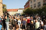 Kundgebund und Protest in Nordhausen - die AfD hatte zum "B&uuml;rgerfest" geladen (Foto: agl)