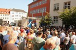 Kundgebund und Protest in Nordhausen - die AfD hatte zum "B&uuml;rgerfest" geladen (Foto: agl)