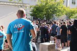Kundgebund und Protest in Nordhausen - die AfD hatte zum "B&uuml;rgerfest" geladen (Foto: agl)
