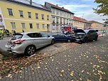 Schwerer Unfall in Sondershausen (Foto: S. Dietzel)