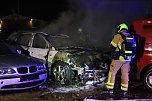 In Nordhausen mussten in der Nacht brennende Fahrzeuge gel&ouml;scht werden (Foto: S. Dietzel)