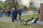 Gedenken an die Pogromnacht und B&uuml;cherverbrennung in Nordhausen (Foto: agl)