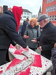 Peter Blei unterwegs auf dem Weihnachtsmarkt (Foto: Peter Blei)