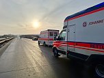 Unfall auf der A38 (Foto: SIlvio Dietzel/Feuerwehr Gro&szlig;wechsungen)