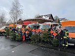 Jugendfeuerwehr sammelt mit den Pfadfindern B&auml;ume (Foto: Niclas Jahns)