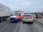 Unfall in Sondershausen (Foto: S.Dietzel)