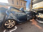 Schwerer Unfall in der Sondersh&auml;user Innenstadt (Foto: S. Dietzel)