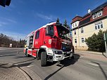 Schwerer Unfall in der Sondersh&auml;user Innenstadt (Foto: S. Dietzel)